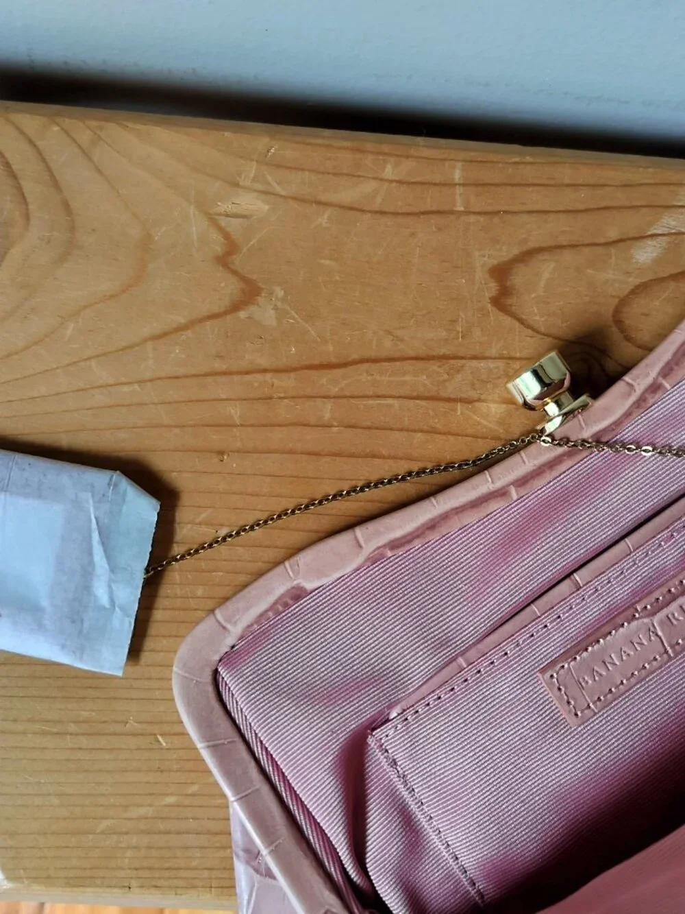 Banana Republic Pink Clutch